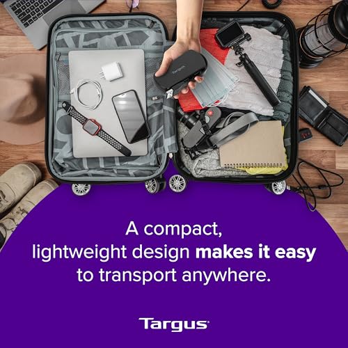 Targus 4-Port USB 2.0 Hub, Black - Compatible with PC and Mac, Sleek and Travel Friendly (ACH114US) - style: 4-Port USB 2.0 Hub