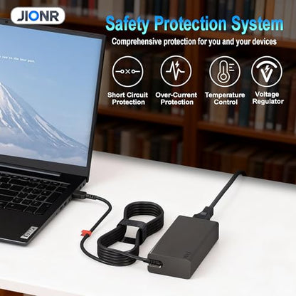 100W USB-C Laptop Charger Compatible with ThinkPad X1 Carbon T14 T16 | Fit Yoga 7i 9i, Yoga Slim 7 Pro, IdeaPad 5 Pro, ThinkBook 14 Gen 16 Gen P/N: ADL100YLC3A ADL100YDC3A SA11D52396 GX21J75543 - color: Black2