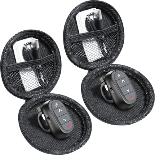 (2 Units) Presentation Clicker PowerPoint Wireless Presenter Remote: Laser Pointer Finger Ring Computer Project Power Point PPT Clicker for Laptop Office, Slideshow Google Slide Advancer Rechargeable - style: 2 Units Finger Ring