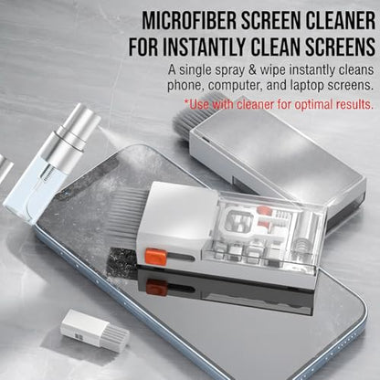 8 in 1 Keyboard Cleaner Laptop Cleaning Kit, Portable Electronics Brush for Tablet PC Camera Lens Earbuds