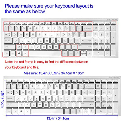Keyboard Cover for HP Envy x360 15.6''Series/Pavilion 15/ Pavilion x360 15.6” Series/Envy 17 17.3" Series/HP Laptop 15t 17t 17-ca0011nr 17-by0040nr, Space Man - color: Space Man