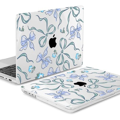Mektron Case for M5 MacBook Pro 14 inch 2026 Model A3427 A3426 Fit 2025-2021 Model A3434 A3112 M4 A3112 A3401 A3185 M3 A2918 A2992 M2 A2779 M1 A2442 Pro/Max Cover for MacBook Pro 14",Bows C355 - color: Bows C355
