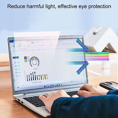 13.6 inch Laptop Screen Protector(294x165/WxH) , Scratch-Resistant Computer Screen Blue Light Blocker, Ultra Clear/Anti Fingerprint,for 13.6" HP/Dell/Sony/Acer/ASUS/Samsung/Lenovo/Toshiba (13.6 inch) - size: 13.6 inch