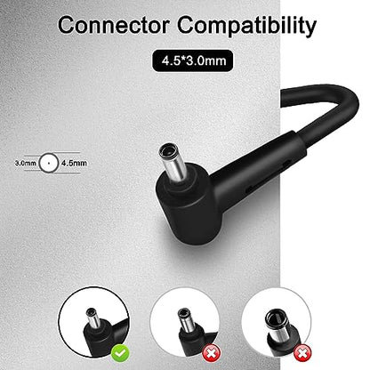 90W Laptop Charger Compatible with Asus Vivobook 15X 14X 16X 17X K1703Z M1703Q M1603Q D1603Q Y1603C ExpertBook B1500 P2451F P751J Asus Q529Z Q524U Q534U UX533F UX480F Power Cord ADP-90LE B