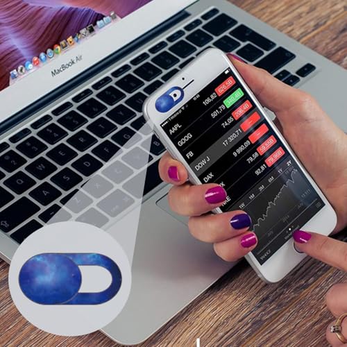Webcam Cover Slide（9PCS - 0.027in Ultra Thin Camera Privacy Cover for Laptop, Desktop, PC, MacBook Pro, iMac, Mac mini, Smartphone - Strong Adhesive, Protect Your Privacy & Security