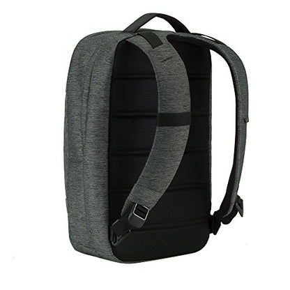Incase Compact City Backpack – 18L Everyday Travel Tech Backpack and Laptop Bag for Work or School – Three Pockets, 16” Padded Laptop Sleeve, Quick Access Pocket – Heather Black - color: Heather Black