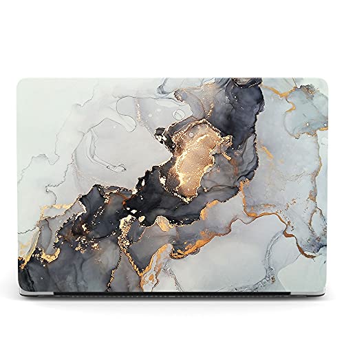 Hard Cover Compatible with MacBook Air 11 inch Case 2015 2014 2013 2012 2011 2010 Realease Model A1465 A1370, Color Printing Matt Plastic Hard Protective Shell Cover Case - Grey Gold Marble - color: 1042 Grey gold marble, size: Air 11" 2010-2015(A1370/A14