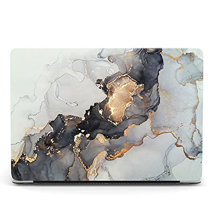 Hard Cover Compatible with MacBook Air 11 inch Case 2015 2014 2013 2012 2011 2010 Realease Model A1465 A1370, Color Printing Matt Plastic Hard Protective Shell Cover Case - Grey Gold Marble - color: 1042 Grey gold marble, size: Air 11" 2010-2015(A1370/A14