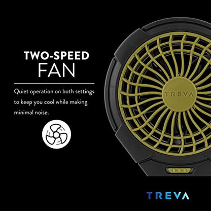 O2COOL Treva 5 in Battery Powered Clip Fan with Clamp 2-Pack | Yes - style: 2 Pack