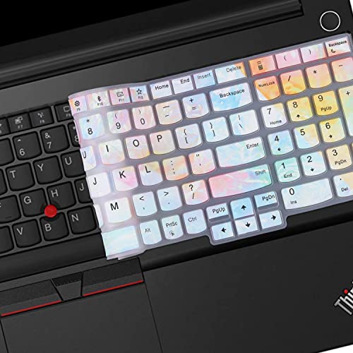 Keyboard Cover for 15.6" Lenovo ThinkPad E15 Gen 4/3/2, ThinkPad L15 Gen 2/1, ThinkPad T15 T15p T15g P15 P15s P15v Gen 3/2/1, ThinkPad E580 E590 E595 L580 L590 P52 P53 P72 P73 T570 T575 T580 T590 -DL - color: Colors
