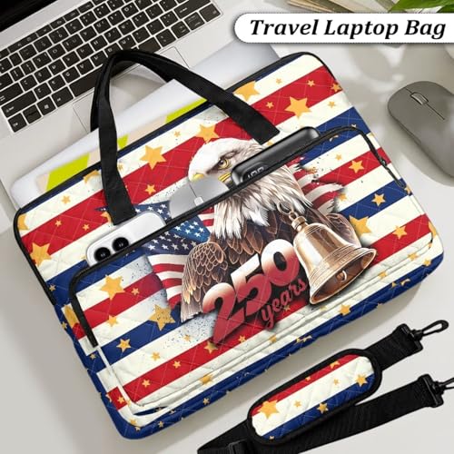 Laptop Sleeve, Laptop Cover with Adjustable Strap Computer Bag Tablet Notebook Sleeves Handbag Messenger Briefcase - color: Us 250 Years