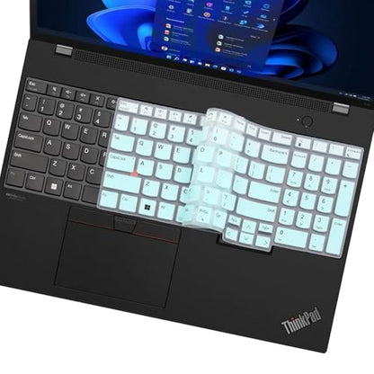 Keyboard Cover for Lenovo ThinkPad E16 L16 P16 P16v (Gen 2/Gen 1) / T16 P16s (Gen 3/Gen 2/Gen 1) 16 inch, Thinkpad L15 Gen 4/3 15.6 inch (Not Fit Thinkpad Z16,L15 Gen 2/1)-MintGreen - color: MGreen