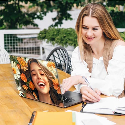 Laptop Skin Sticker Decal, Universal Reusable Vinyl Laptop Cover for 12" 13" 13.3" 14" 15" 15.4" 15.6" Notebook PC, Waterproof Scratch-Resistant with 2 Wrist Pads, Easy to Apply & Remove,Girls - color: Girls