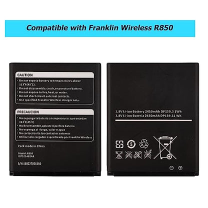 R850 Replacement Battery for Franklin Wireless R850 T9 R717 R871 Mobile Hotspot with Specialized Toolkit.