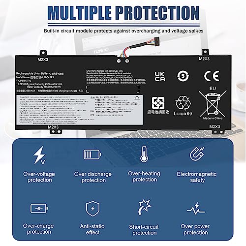 L18C4PF3 Laptop Battery for Lenovo ideapad C340-14API C340-14IML C340-14IWL S540-14API S540-14IML S540-14IWL Flex-14IML Flex-14IWL Flex-14API L18M4PF3 L18M4PF4 L18C4PF4 81SS000DUS 81SS0005US - size: 9.56*3.38*0.16inch
