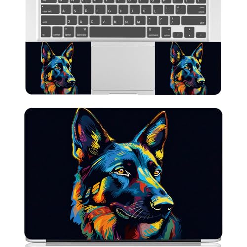 Universal Laptop Skin Sticker Decal for 11.6”12" 13" 13.3" 14" 15" 15.4" 15.6" Reusable Waterproof Scratch-Scratch Resistant Protective Vinyl Laptop Notebook Skin Stickers - Blue Purple Cat - color: Blue Purple Cat
