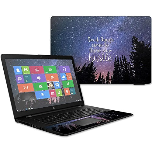 MightySkins Skin Compatible with HP 17t Laptop 17.3" (2017) - Hustle | Protective, Durable, and Unique Vinyl Decal wrap Cover | Easy to Apply, Remove, and Change Styles | Made in The USA - color: Hustle