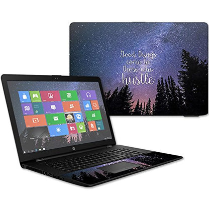 MightySkins Skin Compatible with HP 17t Laptop 17.3" (2017) - Hustle | Protective, Durable, and Unique Vinyl Decal wrap Cover | Easy to Apply, Remove, and Change Styles | Made in The USA - color: Hustle
