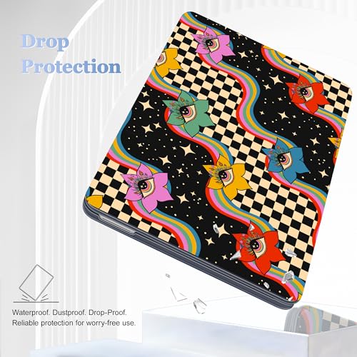 Tuiklol for 2026 MacBook Neo 13 Inch A18 Pro Chip Case, (Model A3404) Anti-Scratch Anti-Drop Slim Hard PC Shell Case with Shockproof Protective MacBook Neo Laptop Cover, Flowers & Eyes - color: Flowers & Eyes