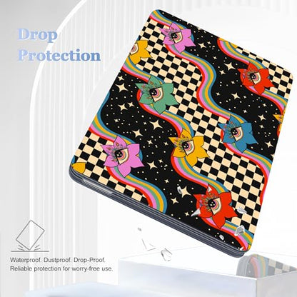 Tuiklol for 2026 MacBook Neo 13 Inch A18 Pro Chip Case, (Model A3404) Anti-Scratch Anti-Drop Slim Hard PC Shell Case with Shockproof Protective MacBook Neo Laptop Cover, Flowers & Eyes - color: Flowers & Eyes