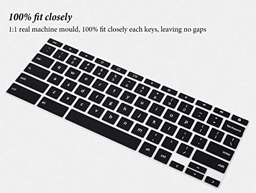 Keyboard Cover for 14" ASUS Chromebook Flip C433 C433TA C434 C434TA C302 C302CA/ASUS Chromebook CX1/ASUS Chromebook 14 C425TA/ASUS Chromebook C423NA C523NA Keyboard Skin-Black - color: Black