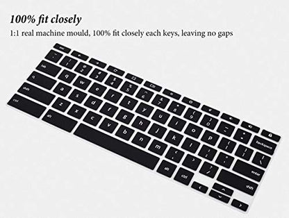 Keyboard Cover for 14" ASUS Chromebook Flip C433 C433TA C434 C434TA C302 C302CA/ASUS Chromebook CX1/ASUS Chromebook 14 C425TA/ASUS Chromebook C423NA C523NA Keyboard Skin-Black - color: Black