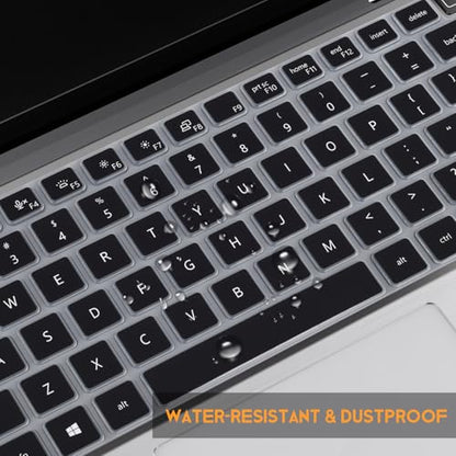 Keyboard Cover Skin for Dell Latitude 3440 3450 5420 5430 5431 5440 5450 14, Latitude 7440 7450 7430 7420 7410 9420 9430 14, Latitude 16" 7650 7640, Latitude 9510 9520 7520 2025-2022 Laptop,Black - color: Black