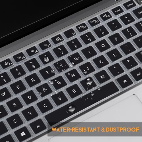 Keyboard Cover Skin for Dell Latitude 3440 3450 5420 5430 5431 5440 5450 14, Latitude 7440 7450 7430 7420 7410 9420 9430 14, Latitude 16" 7650 7640, Latitude 9510 9520 7520 2025-2022 Laptop,Black - color: Black