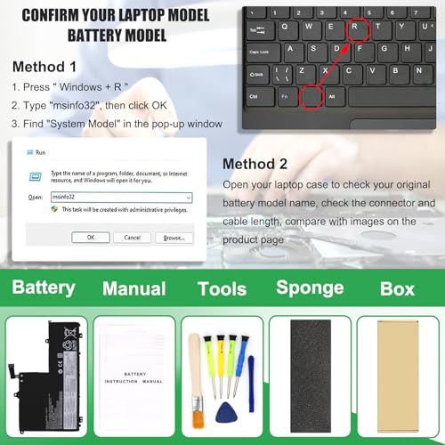 L19M3PF1 Laptop Battery Replacement for Lenovo ThinkBook 14-IML 20RV 14-IIL 20SL 15-IML 20RW 15-IIL Series Notebook L19C3PF1 L19D3PF1 L19L3PF1 L19M3PF2 L19C3PF9 L19M3PF9 L19L3PF8 L19D3PF2 - size: 8.05*4.91*0.39inch L19M3PF1