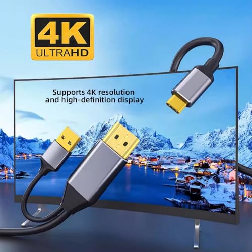 cablecc 4K HDMI Source to Type C USB-C Touch Screen Displays Male 4K HDTV Cable for Laptop Monitor 2.0m - style: HDMI 4K+USBC+USBA