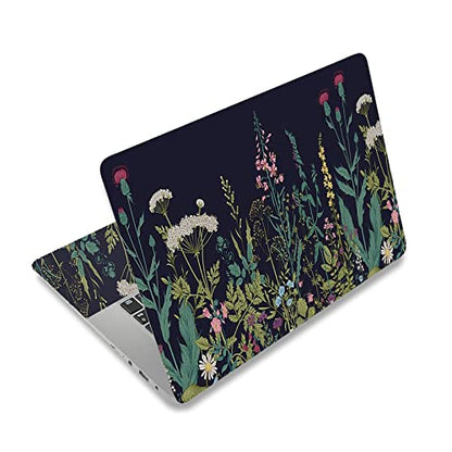 AIMSA Laptop Skin Sticker Decal, 12 13 13.3 14 15 15.4 15.6 inch Laptop Art Decal Protector Notebook Netbook PC 15.6" Universal Vinyl Cover, Flowers Plants - color: Flowers Plants