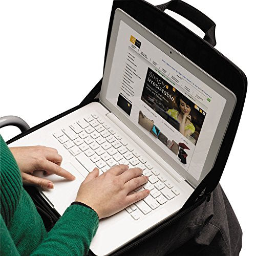 Case Logic 13.3" Molded Laptop Sleeve (QNS-113-BLACK), One-Size | Hard shell laptop protection with neoprene construction and 13 inch compatibility