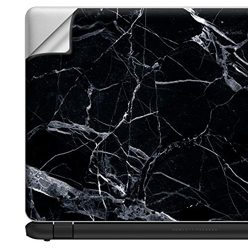15 15.6 inch Laptop Notebook Skin Vinyl Sticker Cover Decal Fits 13.3" 14" 15.6" 16" HP Lenovo Apple Mac Dell Compaq Asus Acer / Black Marble Granite White