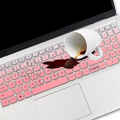 Keyboard Cover for 2026 2025 Dell 16 Plus Laptop DB16250 DB16255 DC16250 16", Dell Inspiron 15 3535 3530 3510 3511 3515 3525 5510 5515 5518, Vostro 3515 3520 3530 3510, Dell Latitude 3520 - color: GPink