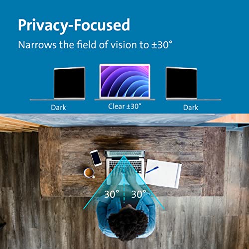 Kensington MagPro™ Magnetic Laptop Privacy Screen 14 inch, Removable 16:9 Laptop Privacy Filter, Anti-Glare, Blue Ray Reduction, Dell Latitude 5420, HP Elitebook 840 G6-G8, Lenovo, Asus (K58352WW) - size: 14" 16:9