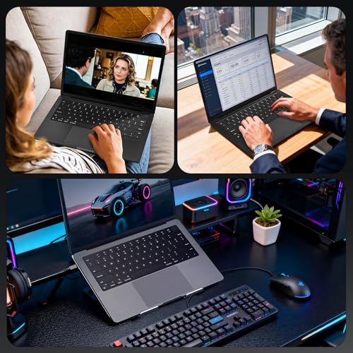 EooCoo Premium Keyboard Cover Skin Protector, Laptop Accessories Compatible with 2026 2025 2024 2023 2022 2021 M5-M1 Pro/Max MacBook Pro 14/16, M5-M2 MacBook Air 13/15, 2026 Mac Neo 13, Silicone Black - color: Black