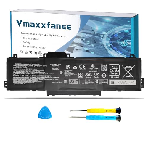 AE03XL Laptop Battery Replacement for HP 245/240 / 246/250 / 255/256 G10 14-EE 14Z-EM 14-EM 14T-EP 14-EP 15-FC 15Z-FC 15-FD 15T-FD Series TPN-DB1N HSTNN-WB0D - size: 10.41*3.34*0.27inch AE03XL