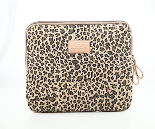 BSLVWG 11.6 Inch Laptop Sleeve Multi-Color & Size Choices Case/Water-Resistant Neoprene Notebook Computer Pocket Tablet Briefcase Carrying Bag/Pouch Skin Cover - color: Brown Leopard, size: 11.6 inch