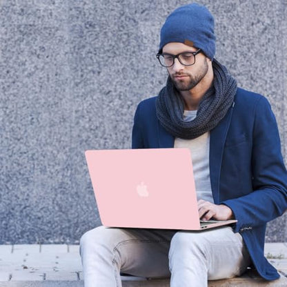 Anban for MacBook Pro 13 inch Case 2025 2024 2023 2022-2016 M2 M1,Baby Pink | Model A2338 A2251 A2289 A2159 A1989 A1708 A1706, Matte Plastic Laptop Hard Shell Case with Keyboard Cover & Screen Protector - color: Baby Pink