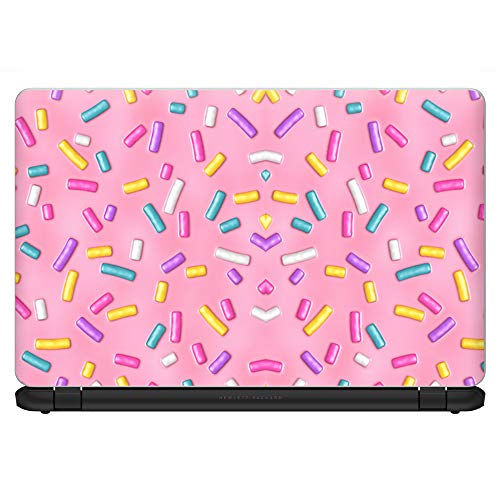 It's A Skin 15.6 inch Laptop Notebook Skin Vinyl Sticker Cover Decal Universal fit for 15.6" (May Require Trimming) HP Lenovo Apple Mac Dell Compaq Asus Acer/Sprinkles Cupcakes ice Cream