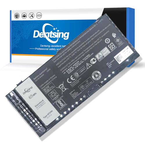 N71FM Battery Compatible with Dell Precision M4600 M4700 M4800 M6600 M6700 M6800 Series Notebook PG6RC FJJ4W T3NT1 11.1V 65Wh/5700mAh 6-Cell - size: 8.23*3.23*0.91 inch N71FM