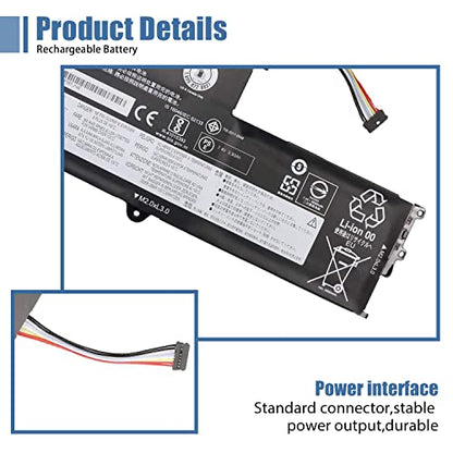L14M2P21 Laptop Battery Replacement for Lenovo IdeaPad 330S-14AST 330S-14IKB 330S-15ARR 330S-15AST 330S-15IKB Series 5B10Q39203 5B10Q39204 L14L2P21 5B10Q39206 5B10W67199 7.4V 30Wh/4050mAh - size: 7.28*3.07*0.24 inch L14M2P21