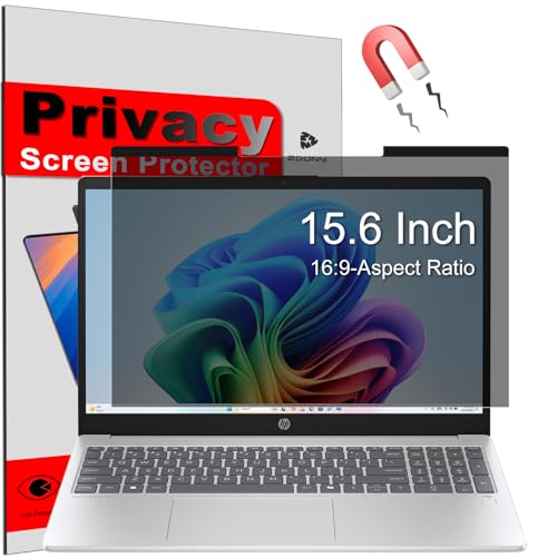 KEANBOLL 15.6 Inch Magnetic Privacy Screen for Laptops (16:9) - Removable Anti-Glare Filter with Blue Light Reduction | Compatible with HP, Dell, Acer, Asus, Samsung, Lenovo Laptops etc - size: Privacy Magnetic-15.6 Inch 16:9