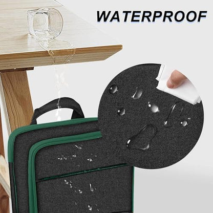 Slim & Expandable Laptop Backpack 15 15.6 16 Inch Case, Water Resistant Travel Backpack Compatible with MacBook Pro/Neo 16" 15", Dell XPS 15 16 and Most 15" 15.6" 16" Notebooks，BK01GR01 - color: Bk01gr01, size: 15"-16"