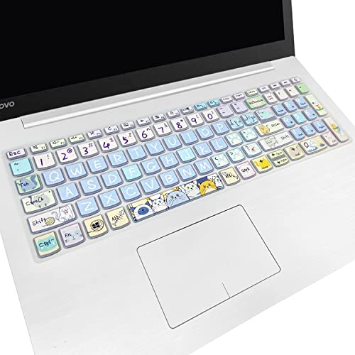 Keyboard Cover for Lenovo IdeaPad 320 330 330s 340s 520 720s 130 S145 L340 S340 15.6" 17.3"/ IdeaPad 3/Yoga C740 C940 15.6"/ ThinkBook 15/Lenovo-A12'' (Cute Cat) - color: Cute Cat