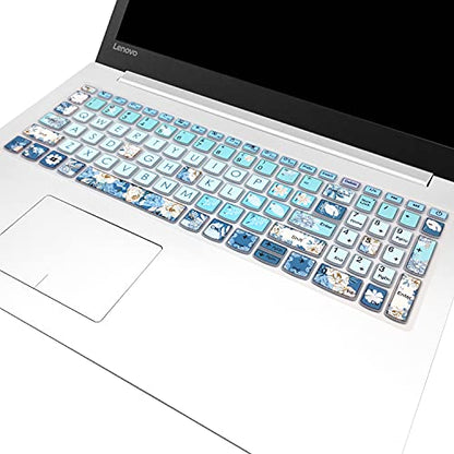 Keyboard Cover for Lenovo IdeaPad 320 330 330s 340s 520 720s 130 S145 L340 S340 15.6" 17.3"/ IdeaPad 3/Yoga C740 C940 15.6"/ ThinkBook 15/Lenovo-A12, Peony - color: Peony