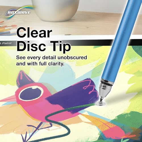 BoxWave Stylus Pen Compatible with LG Gram (14Z970) - FineTouch Capacitive Stylus, Super Precise Stylus Pen - Lunar Blue