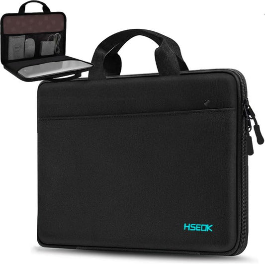 Hseok Laptop Sleeve 13-14 Inch Case Briefcase Compatible with MacBook Neo Pro 14 M5/M4/M3/M2/M1, All Models 13.3 Mac Air/Pro, XPS 13 14, Most Popular 13"-14" Notebooks,B04K01 - color: B04K01, size: 13"-14"