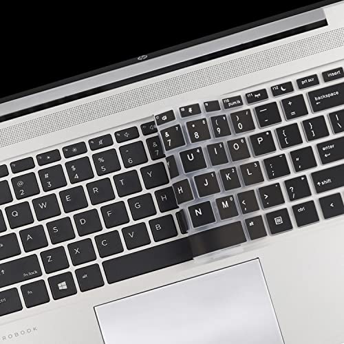 Keyboard Cover for HP ProBook 440 445 G9 G5 G6 G7 G8 G10, HP ProBook 430 G5, HP ProBook x360 440 G1, HP ProBook 640 G4 G5 G7 G8 14 inch Keyboard Protective Skin (Not fit 430/440/640 G2 G3) -Bk - size: 14 Inch