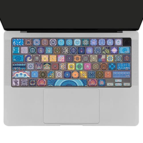 Keyboard Cover for MacBook Pro 14''/16'' (A2442 A2779 A2918 A2992 A2485 A2780 A2991) M1 M2 M3 Pro/Max, MacBook Air 13.6''/15'' (A2941 A3114 A2681 A3113) M2 M3, Bohemian